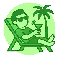 休暇を表すイラスト